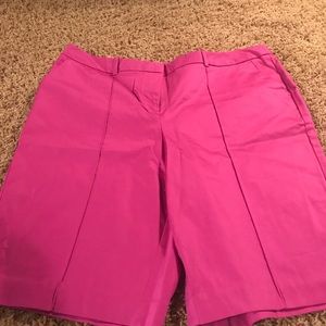 Fushia shorts size 14